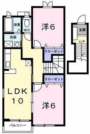 ベルデ・ビエントII番館の物件間取画像